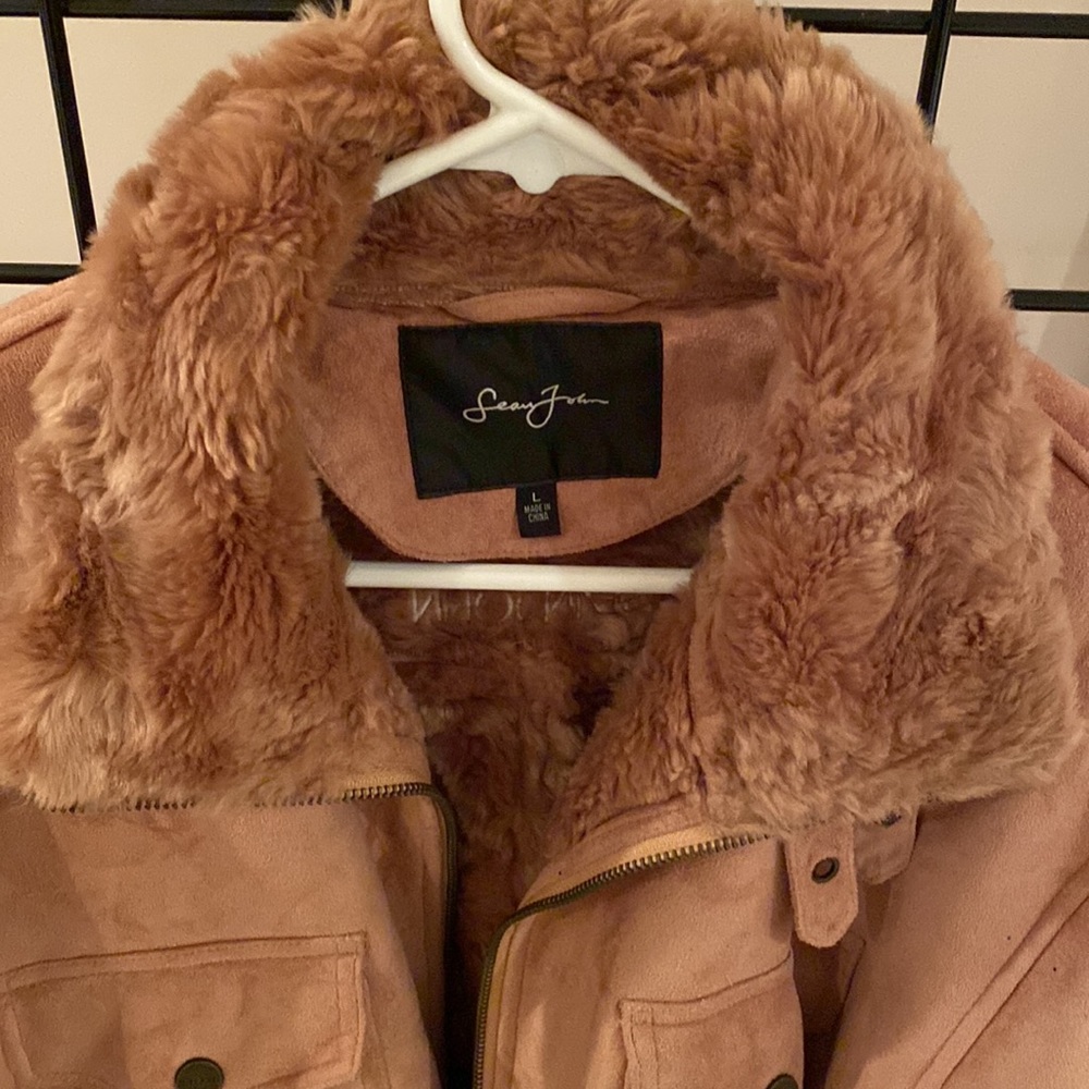 Tan Sean John Jacket, Barely Used, Size L - image 2